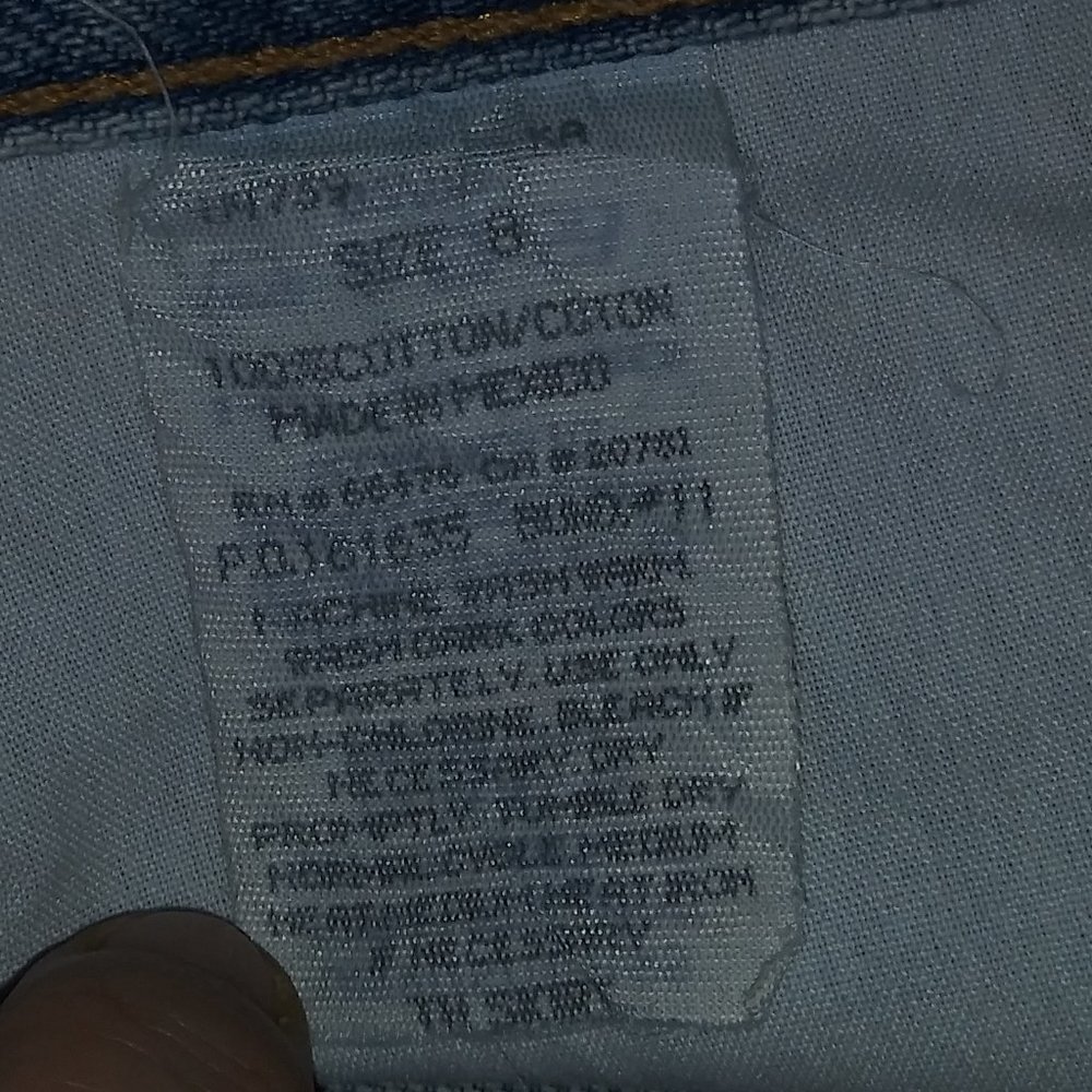 Tommy Hilfiger Denim Skirt NWT Size 8 - Picture 7 of 12